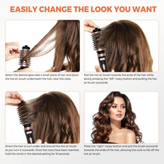 OKWRAP rotation direction feature demonstrated for versatile curls