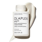 Olaplex Nº.5FINE bottle close-up highlighting repair and volume for fine hair.