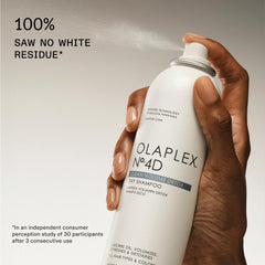 Olaplex No.4D no powder residue ensures a seamless finish