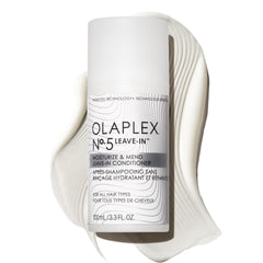 Olaplex No.5 bottle front view shows hydrating leave-in formula for damaged hair