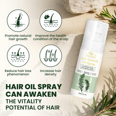 Olassubd spray bottle with pump enables precise daily application to the scalp.