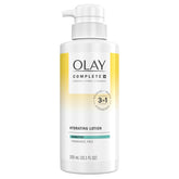 Olay Complete+ fragrance-free hydrating lotion tube for gentle, daily moisturization.