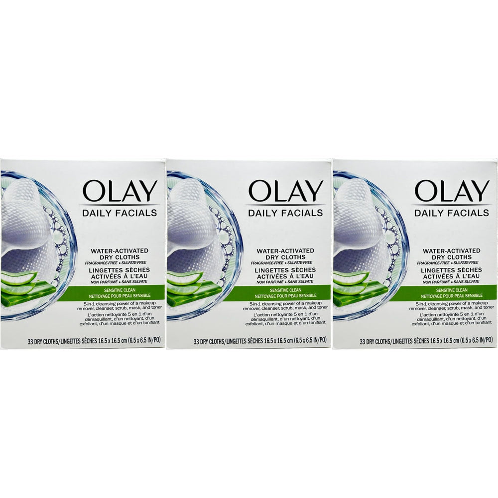 OLAY Daily Gentle Clean cloths water-activated lather delivers a gentle cleanse.