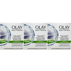 OLAY Daily Gentle Clean cloths water-activated lather delivers a gentle cleanse.