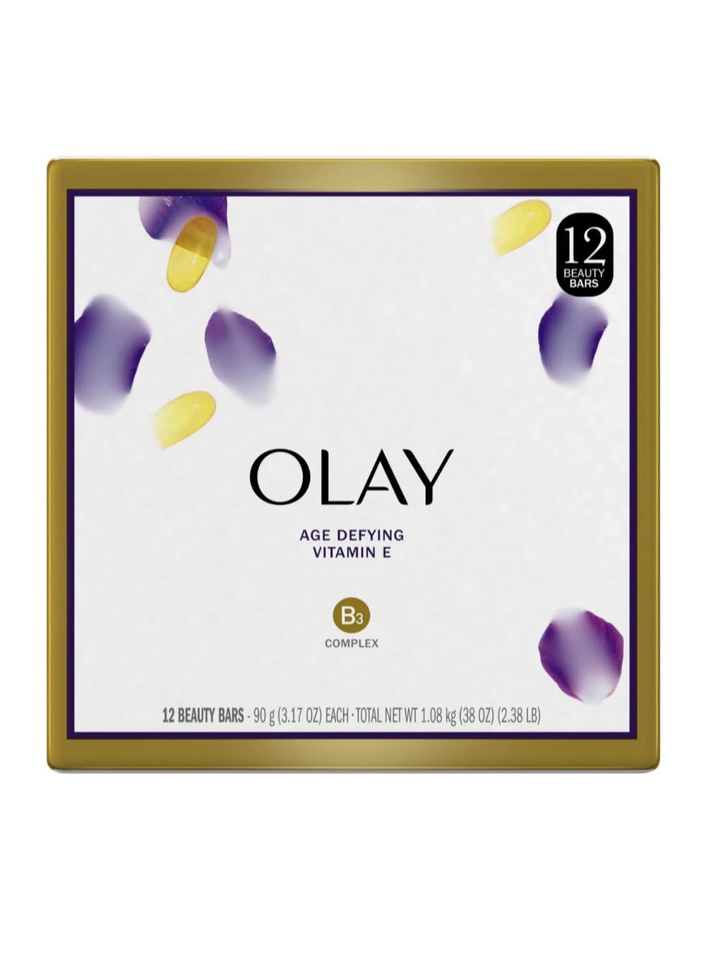 Olay Moisture Outlast age-defying beauty bar box—daily hydrating cleansing option