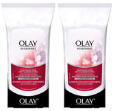 OLAY Regenerist cloths close-up showing exfoliating texture and cleansing action