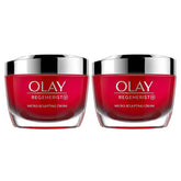 Olay Regenerist Micro Sculpting Cream pack 2 jars front view for daily hydration