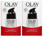 Olay Regenerist fragrance-free serum bottle 2-pack delivers deep hydration for firmer-looking skin.