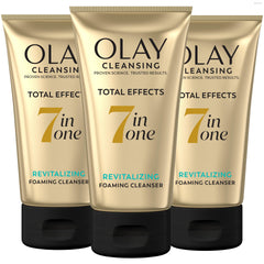 Olay Total Effects front bottle view showing clean packaging and benefit clarity
