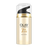 Olay Total Effects night-firming cream jar shows creamy overnight nourishment and firmer look