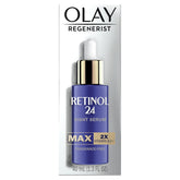 Olay wrinkle correction serum bottle for smoother skin.