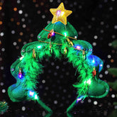 Olbye LED Christmas headband glows for a standout party look