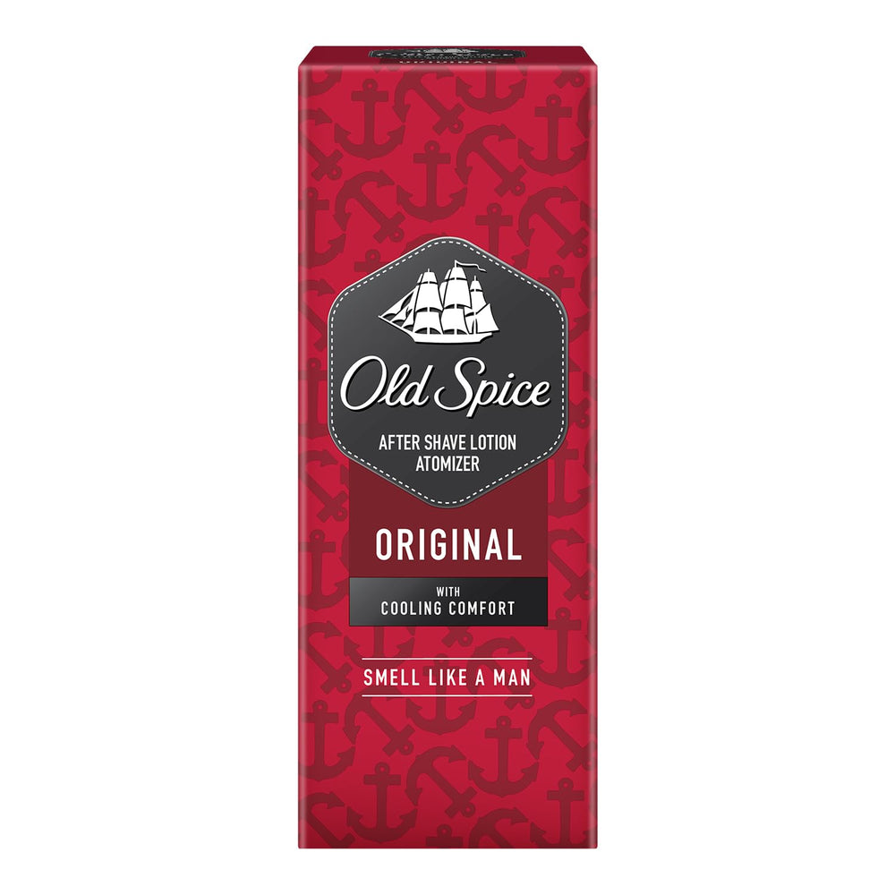 Old Spice Aftershave Lotion Atomizer Original 150ml bottle ready for post-shave refresh.