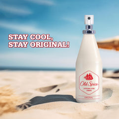 Old Spice Aftershave Lotion Atomizer Original 150ml spray action for quick cooling.