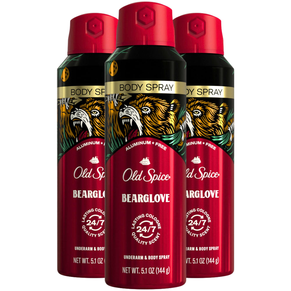 Old Spice Bearglove bottle front — bold design for daily confidence.