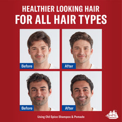 Old Spice Classic Pomade medium-hold hair styling for versatile looks.