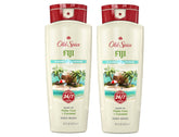 Old Spice Fresher Collection Fiji bottle front with tropical coconut freshness for daily cleanse