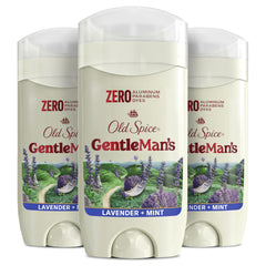 Old Spice GentleMan's three-pack exterior packaging for long-lasting freshness