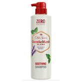 Old Spice Gentleman’s Blend shampoo bottle with lavender and mint for soothing cleanse.