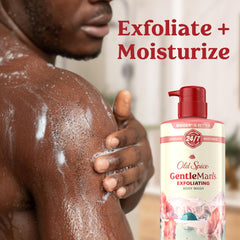 Old Spice GentleMan's body wash scent profile displays 24/7 Shower Fresh notes