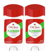 Old Spice Playmaker 2-pack sticks shown together for convenient daily use and freshness
