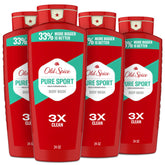 Old Spice Pure Sport bottle pour for long-lasting freshness