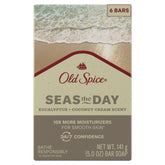 Old Spice Seas the Day bar soap pack front—multipack convenience for daily cleansing.