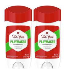 Old Spice Playmaker stick after application showing invisible, dry finish
