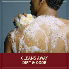 Old Spice Swagger bar soap close-up highlights spicy cedarwood-lime fragrance.