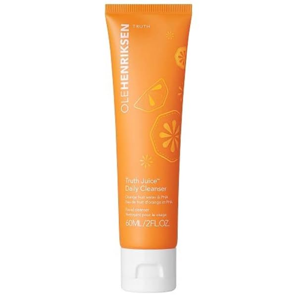 Ole Henriksen Mini Truth Juice Daily Cleanser on-pack shot for brightening, revitalizing cleansing