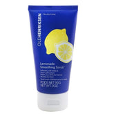 Ole Henriksen Lemonade Smoothing Scrub bottle close-up for smoother skin.