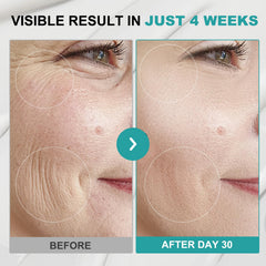 OLELON Instant Face Lift Cream texture close-up demonstrates smoothing finish.