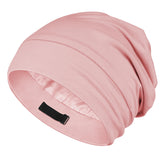 OLESILK silk baby bonnet pink 6-12m keeps curls smooth overnight.