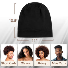 OLESILK Silk Bonnet night-use shows gentle hair protection overnight