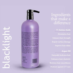 Oligo Professionnel Blacklight bottle showing sulfate-free formula for color-treated hair