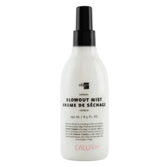 Oligo Professionnel Calura Blowout Mist bottle demonstrates mineral-infused heat protection for smooth styling