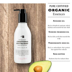 Sulfate-free label on Calura packaging emphasizes color-safe care.