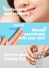 OLIVE YOUNG Care Plus Spot Patch closeup shows easy application.