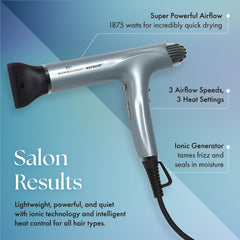 Olivia Garden SuperHP attachments close-up showing two combs for precise styling.