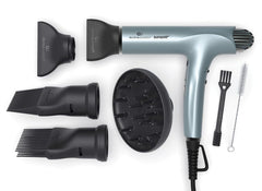 Olivia Garden 1875W SuperHP hair dryer front view with diffuser for frizz control.