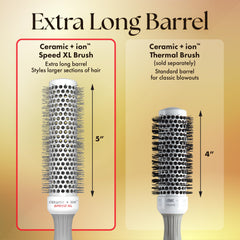 Olivia Garden tourmaline ion technology helps reduce frizz and static