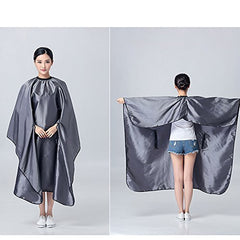 OLizee haircut cape purple waterproof material easy to wipe clean