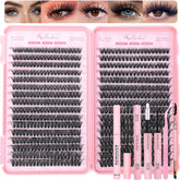 OLLAVO Lash Clusters Kit box displays 640 clusters and tools for at-home lash upgrades.