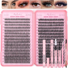 OLLAVO Lash Clusters Kit contents: beginner-friendly tools for at-home lash DIY