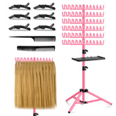 OLMRJKD braiding hair rack with 144 pegs for organized sessions