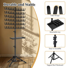 OLMRJKD braiding rack foldable base stores easily for travel and compact spaces.