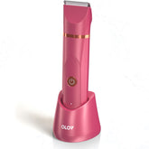 OLOV electric body hair trimmer close up on ceramic blades for precise grooming
