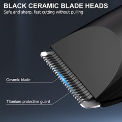 OLOV waterproof trimmer in shower use for mess-free grooming.