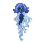 OMG Decor ocean jellyfish hair clip blue offers durable cellulose acetate for everyday wear.