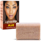 OMIC Lighten-Up packaging front shows a brightening cleansing bar.